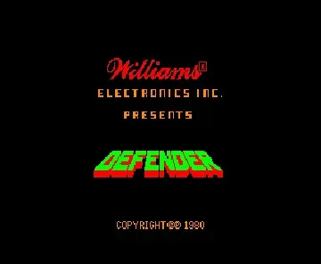 Defender (Green label)-MAME 2003